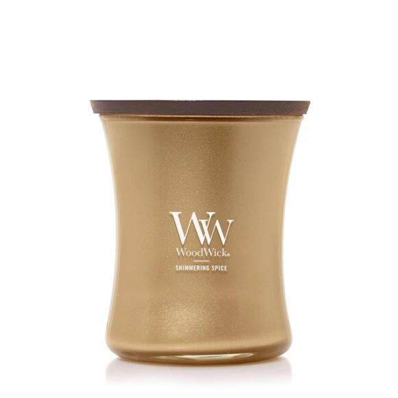 Woodwick Other - WoodWick Shimmering Spice 9.7oz Candle Crackling Wick Precious Metals Collection